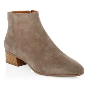 AQUATALIA Fuoco Brown Suede Ankle Boot Size 6.5M